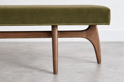 Carlos Solano Granda Odyssey Bench Series 96 in Special Walnut by Stamford Modern