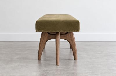 Carlos Solano Granda Odyssey Bench Series 96 in Special Walnut by Stamford Modern