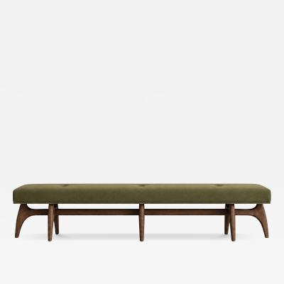 Carlos Solano Granda Odyssey Bench Series 96 in Special Walnut by Stamford Modern