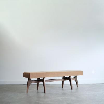 Carlos Solano Granda Odyssey Bench in Natural Walnut