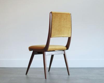 Carlos Solano Granda Parisiano Dining Chair in Natural Walnut by Stamford Modern