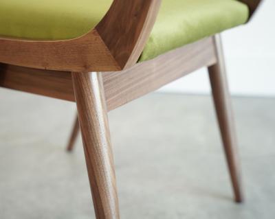 Carlos Solano Granda Parisiano Dining Chair in Natural Walnut by Stamford Modern