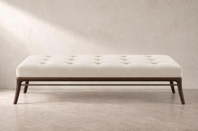 Carlos Solano Granda Sabre Leg Daybed Series 72 in Dark Walnut by Stamford Modern
