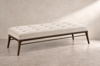 Carlos Solano Granda Sabre Leg Daybed Series 72 in Dark Walnut by Stamford Modern