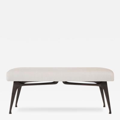 Carlos Solano Granda Sculptural ICO Bench Series 42 in Special Walnut by Stamford Modern