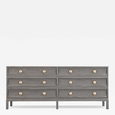 Carlos Solano Granda Stacked Dresser in Gray Ceruse Oak by Stamford Modern
