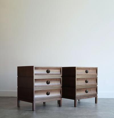 Carlos Solano Granda Stacked Nightstands in Dark Walnut