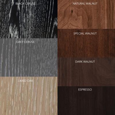 Carlos Solano Granda Stacked Nightstands in Dark Walnut