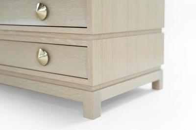 Carlos Solano Granda Stamford Moderns Stacked Commodes in Cerused Oak