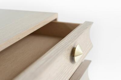 Carlos Solano Granda Stamford Moderns Stacked Commodes in Cerused Oak