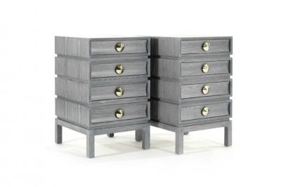 Carlos Solano Granda Stamford Moderns Stacked End Tables in Limed Oak