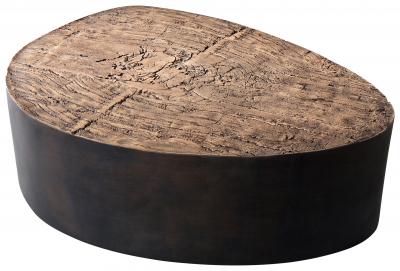 Carlyle Collective Albeo I Cast Brass Coffee Table