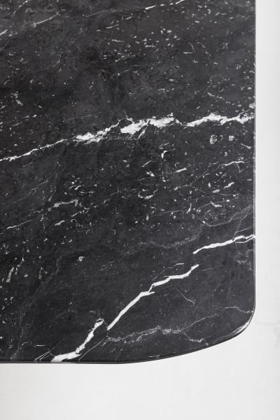 Carlyle Collective Black Marquina Dining Table
