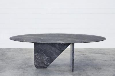 Carlyle Collective Oval Marble Dining Table