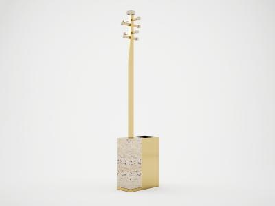 Carlyle Collective Travertino Coat Stand Umbrella Holder