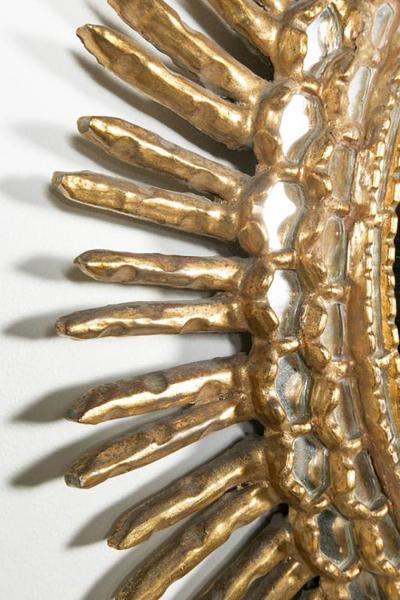 Carlyle Collective Vintage Spanish Oval Giltwood Sunburst Mirror