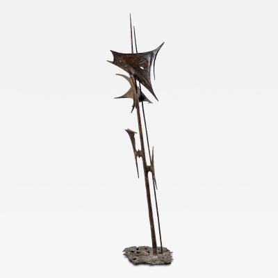 Carmelo Cappello Lighting Sculpture in Bronze