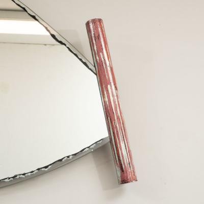 Carmen Spera Custom Modernist Sculptural Mirror by Carmen Spera