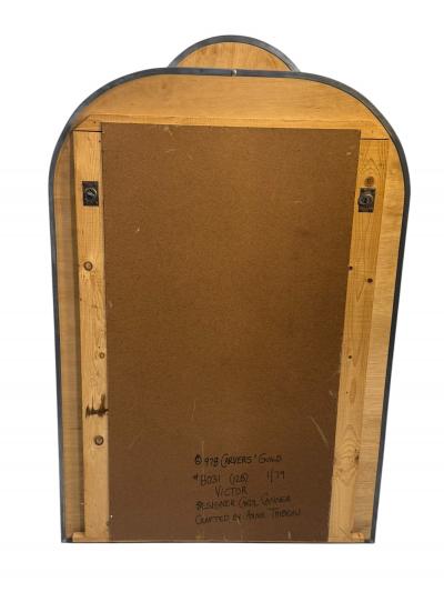 Carol Canner Carvers Guild DECO REVIVAL ARCHED MIRROR BY CAROL CANNER FOR CARVERS GUILD