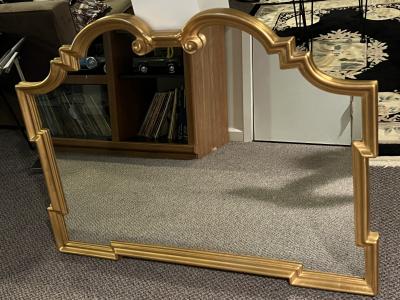 Carol Canner Carvers Guild GOLD GILT WOOD NEOCLASSICAL HOLLYWOOD REGENCY MIRROR
