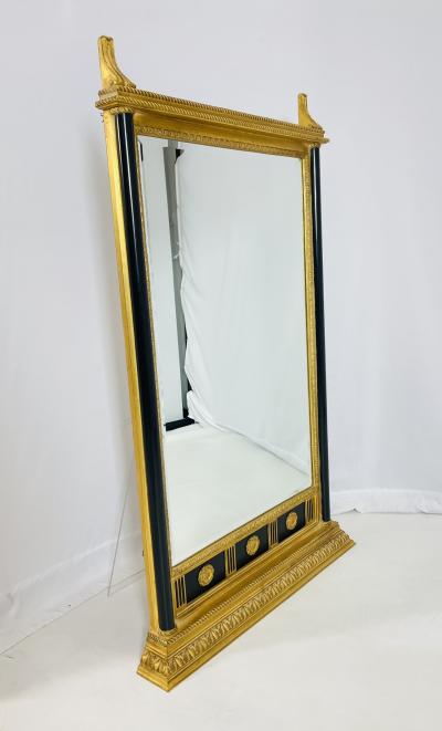 Carol Canner Carvers Guild Neoclassical Wall Mirror by Carol Canner for Carvers Guild Signed