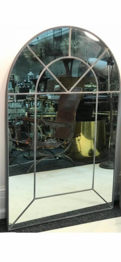 Carol Canner Carvers Guild PAIR OF MODERNIST COLONIAL ARCH MIRRORS BY CAROL CANNER FOR CARVERS GUILD