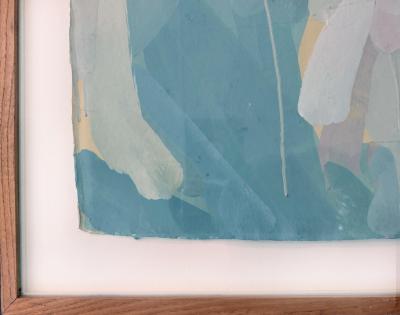 Carol Cohen Hamoy Abstract Gouache Painting Handmade Paper