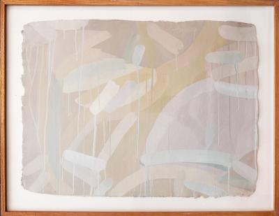 Carol Cohen Hamoy Carol Cohen Hamoy Abstract Gouache Painting Handmade Paper 2