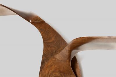 Carol Egan SCULPTURAL TWIST TWO ARMED CONSOLE