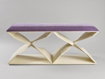 Carol Egan Sculptural Twist Bench