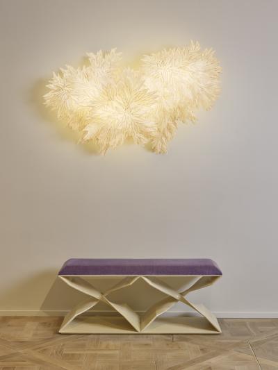 Carol Egan Sculptural Twist Bench