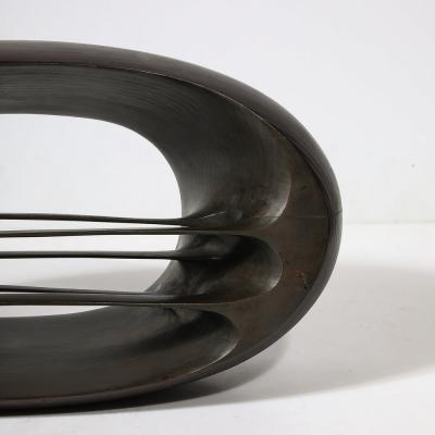 Carol Setterlund Mid Century Modernist Equinox Organic Wood Sculpture signed Carol Setterlund
