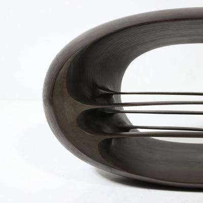 Carol Setterlund Mid Century Modernist Equinox Organic Wood Sculpture signed Carol Setterlund