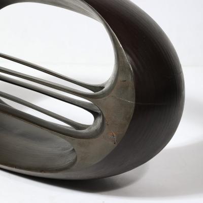 Carol Setterlund Mid Century Modernist Equinox Organic Wood Sculpture signed Carol Setterlund