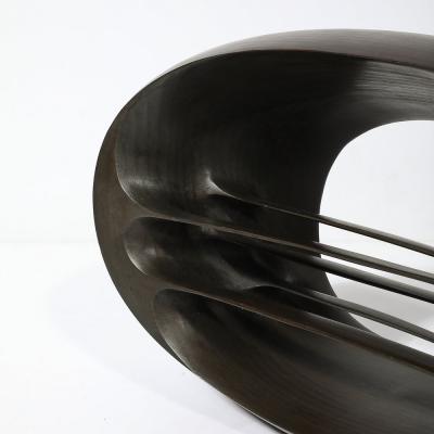 Carol Setterlund Mid Century Modernist Equinox Organic Wood Sculpture signed Carol Setterlund