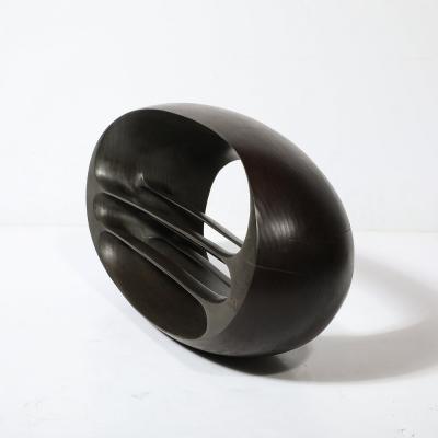 Carol Setterlund Mid Century Modernist Equinox Organic Wood Sculpture signed Carol Setterlund