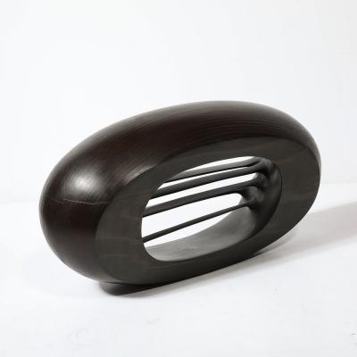 Carol Setterlund Mid Century Modernist Equinox Organic Wood Sculpture signed Carol Setterlund
