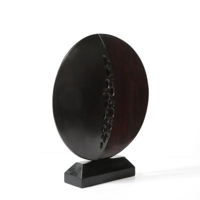 Carol Setterlund Mid Century Modernist Hand Carved Organic Sculpture signed Carol Setterlund