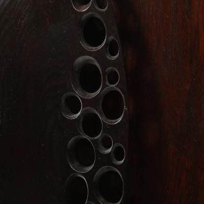 Carol Setterlund Mid Century Modernist Hand Carved Organic Sculpture signed Carol Setterlund
