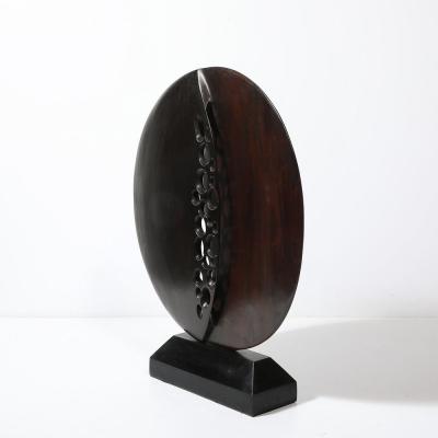 Carol Setterlund Mid Century Modernist Hand Carved Organic Sculpture signed Carol Setterlund