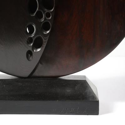 Carol Setterlund Mid Century Modernist Hand Carved Organic Sculpture signed Carol Setterlund