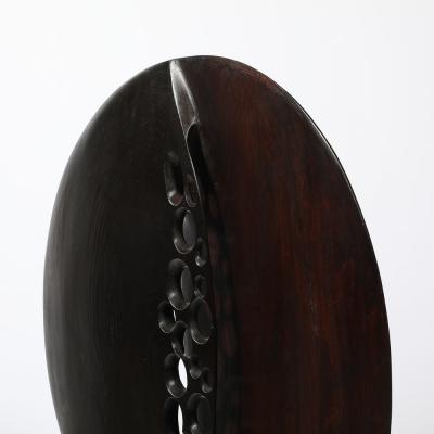 Carol Setterlund Mid Century Modernist Hand Carved Organic Sculpture signed Carol Setterlund