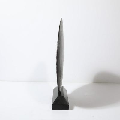 Carol Setterlund Mid Century Modernist Hand Carved Organic Sculpture signed Carol Setterlund