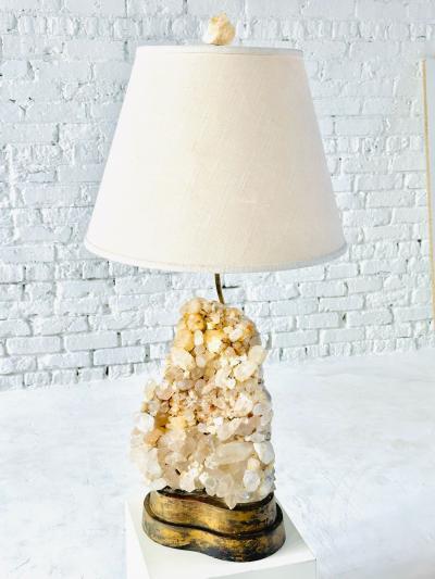 Carole Stupell Quartz Crystal Table Lamp 1950