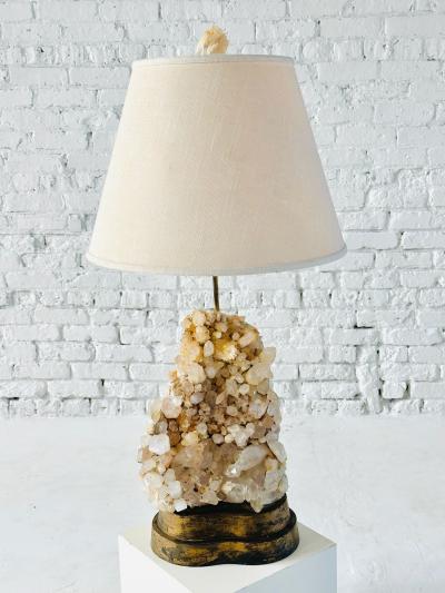 Carole Stupell Quartz Crystal Table Lamp 1950