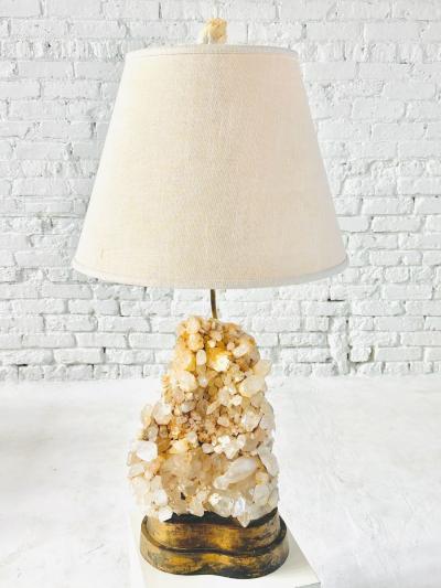 Carole Stupell Quartz Crystal Table Lamp 1950