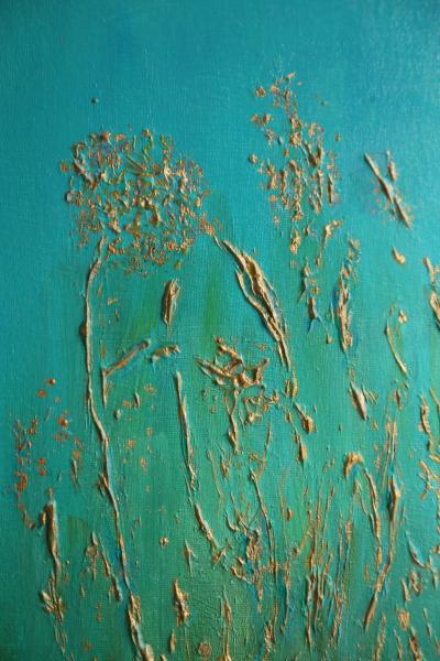 Carolyn Miller Golden Grasses Contemporary Diptych