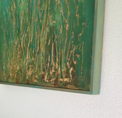 Carolyn Miller Golden Grasses Contemporary Diptych