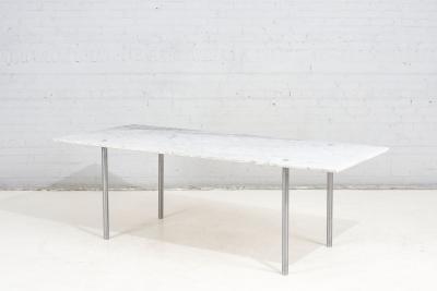 Carrara Marble Dining Table William Ross Douglas for Laverne