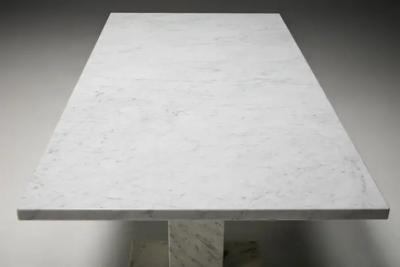 Carrara Marble Table Italy 1970s